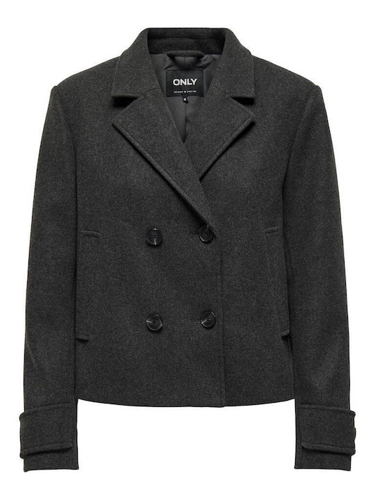 Women's Dark Grey Peacoat