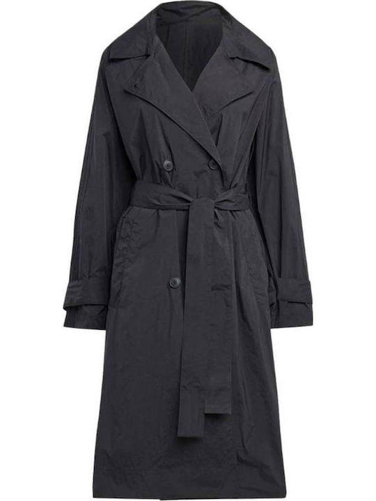 Ksenia Trench Damen Schwarz Trenchcoat Oversized