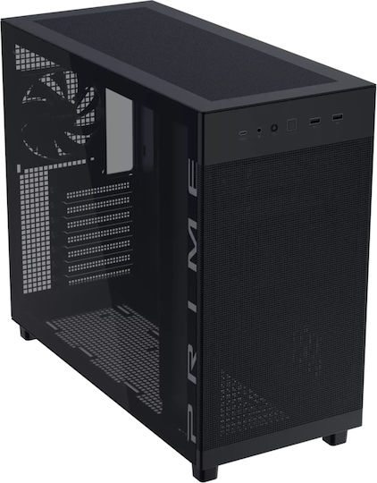 Asus Prime AP303 TG Midi Tower Κουτί Υπολογιστή Μαύρο