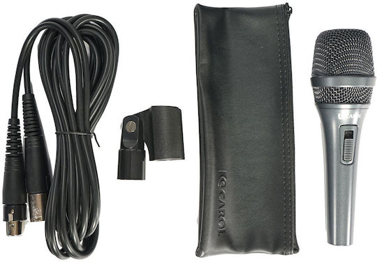 Ihos AC-900S Δυναμικό Μικρόφωνο XLR Χειρός για Φωνητικά σε Γκρι Χρώμα