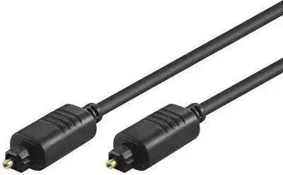 Goobay Optisches Audiokabel TOS männlich - TOS männlich Schwarz 2m (50565)
