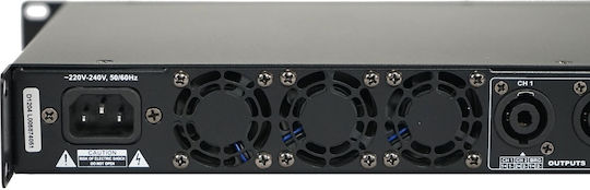Ihos D-1204 Power Amplifier PA 4 Channels 500W/4Ω 300W/8Ω 900W/100V With Cooling System