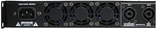 Ihos D-600 Τελικός Ενισχυτής PA 2 Καναλιών 1200W/4Ω 600W/8Ω