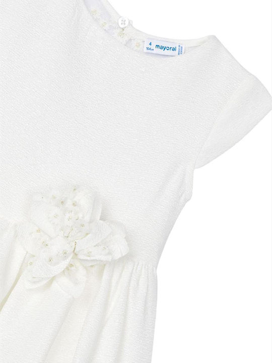 Children's Dress Sleeveless Tulle Ecru