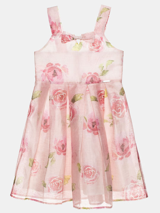 Παιδικό Φόρεμα Floral Ροζ