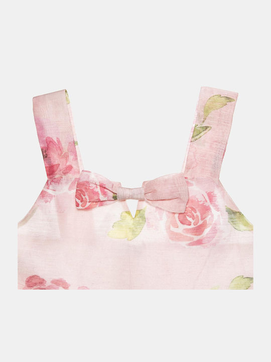 Παιδικό Φόρεμα Floral Ροζ