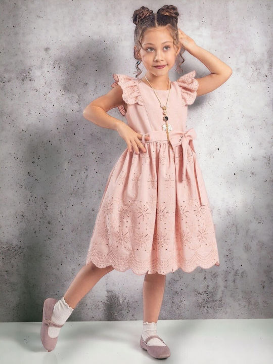 Kinderkleid powder