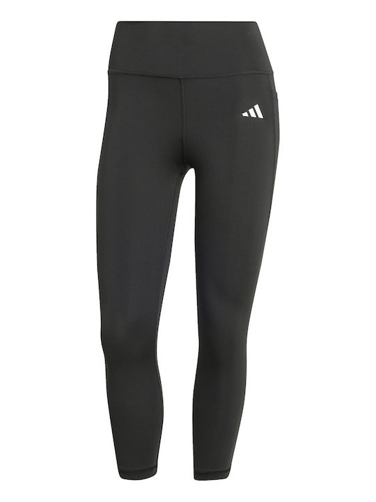 Optime Essentials Training Women's Cropped High Waist Black Leggings