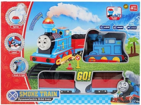 Zita Toys Set with Train with Sound, Light, and Smoke for 3+ years+ Years