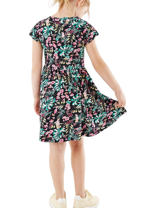 Children's Dress Short Sleeve Floral Multicolour