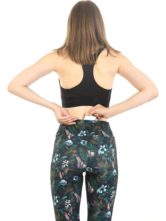 Women's Long Training Legging High Waisted Black