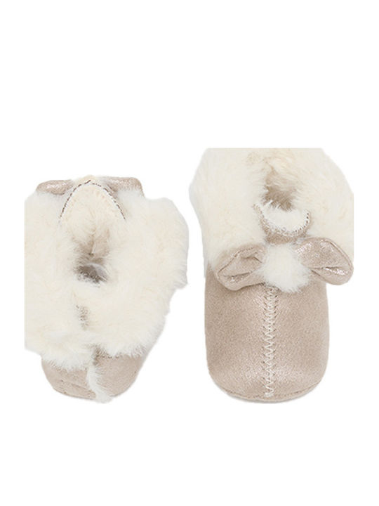 Mayoral Baby Booties Tabac Brown