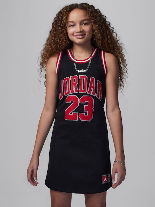 Nike Παιδικό Φόρεμα Jordan 23 Μαύρο
