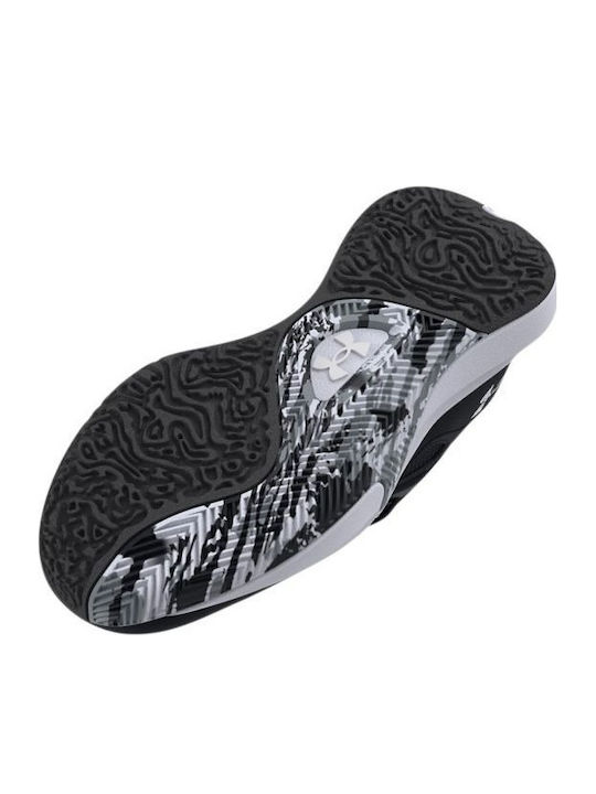 Lockdown 6 Kids Sports Shoes Basketball with Laces Black