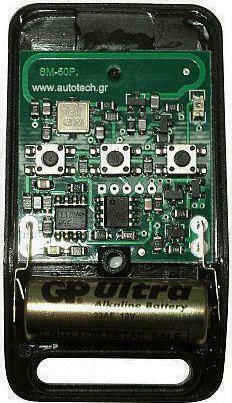Autotech 3-Channel Cloning Garage Door Remote Control with Stable Code 433.92MHz Orange