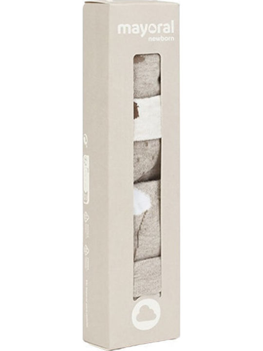 Mayoral Kids' Socks Beige 4 Pairs