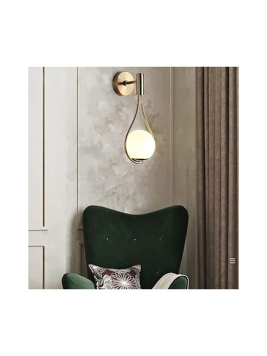 Lightplanet Lumină de Perete cu Soclu E27 Auriu