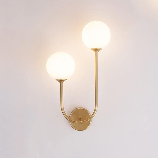 Lightplanet Leuchte Wand mit Fassung E14 Weiß