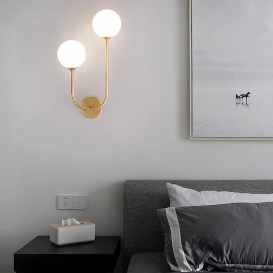 Lightplanet Leuchte Wand mit Fassung E14 Weiß
