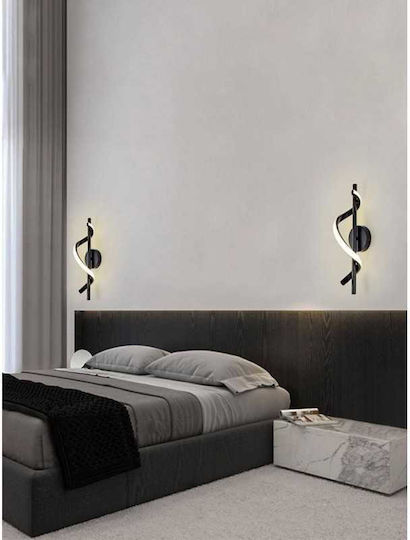 Lightplanet Leuchte Wand mit Integrierter LED Schwarz