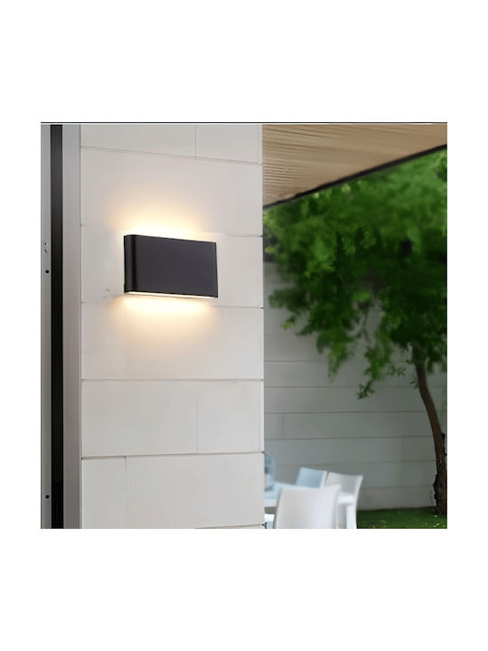 Lightplanet Modern Lumină de Perete cu LED Integrat și Lumină Alb Cald Negru