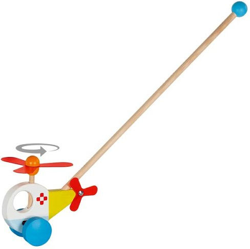 Goki Jucărie de Tras din Lemn pentru 18++ Luni