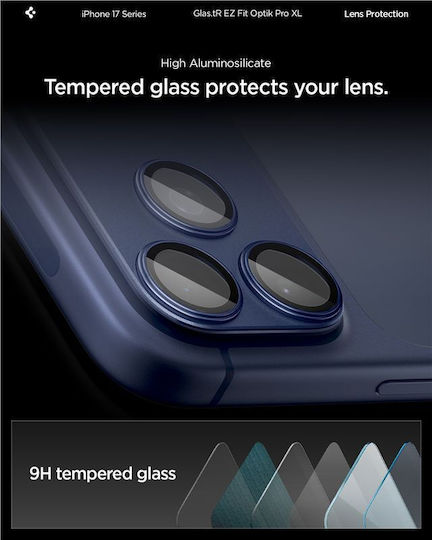 Spigen Camera Protection Tempered Glass Blue for the iPhone 17 Pro