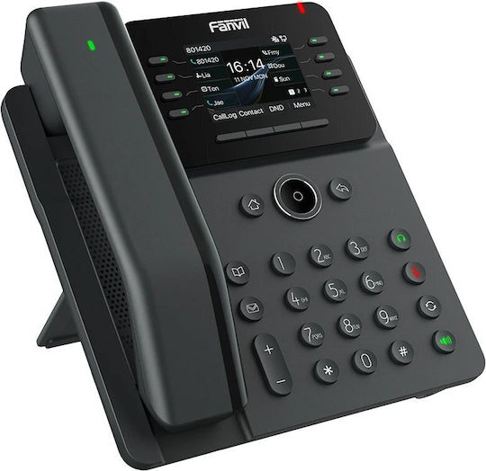 Fanvil V62 Pro Ασύρματο Τηλέφωνο IP 12 γραμμών Μαύρο