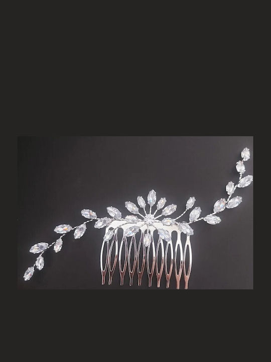 Νυφικό Χτενάκι Μαλλιών Zircon 5/15 Cm