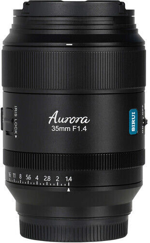 Sirui Full Frame Camera Lens Aurora 35mm f/1.4 Wide Angle for Fujifilm X Mount Black