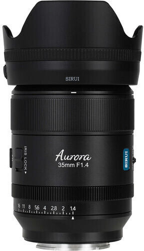 Sirui Пълен кадър Фотообектив Aurora 35mm f/1.4 Широк ъгъл за Никон З Монтаж Черен