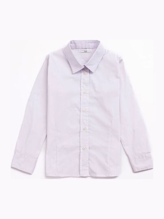 Kids Shirt Long Sleeve White
