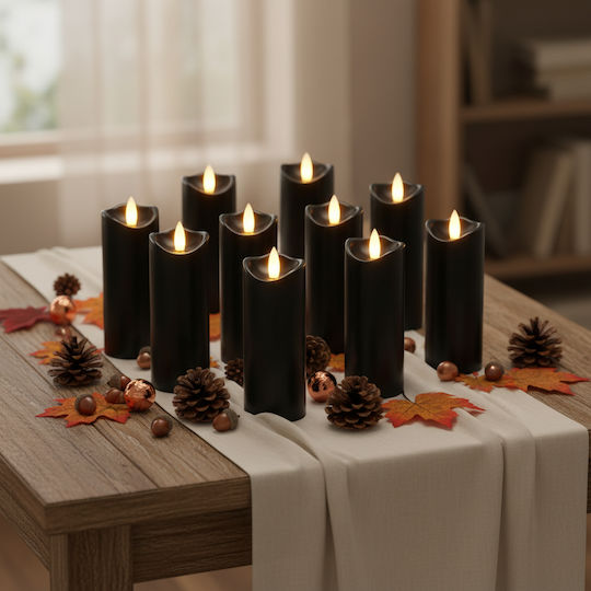 Decorative Lamp Wax Polish Black 12pcs