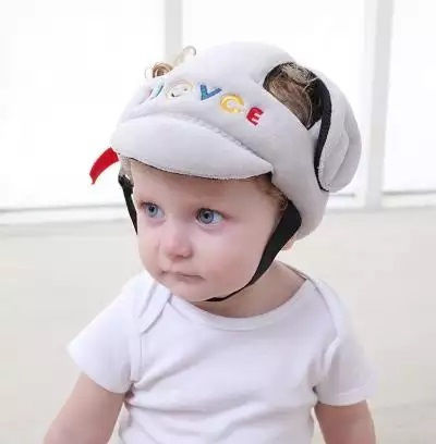 mediLOGIC Head Protectors made of Fabric in Gray Color 1pcs