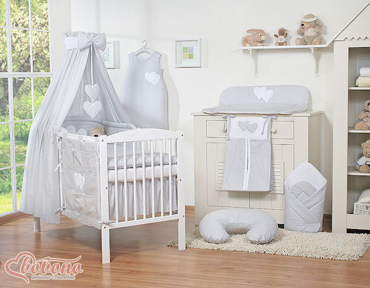 Bobono Baby Moskitonetz Für Kinderbett Grau