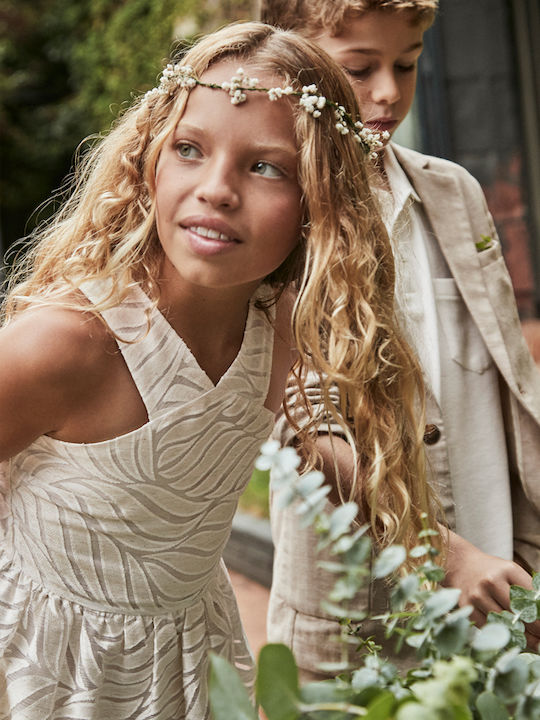 Mayoral Children's Dress Beige