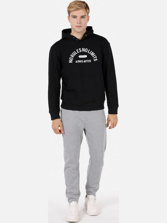 Sweatshirt with Hood Black