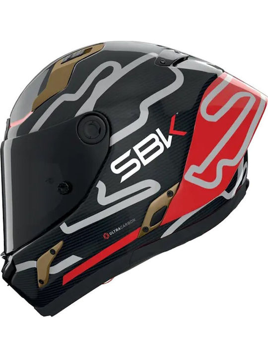 Nolan X-804 RS Ultra Carbon Hot Lap SBK 360 Мотоциклетна каска Full Face ECE 22.06