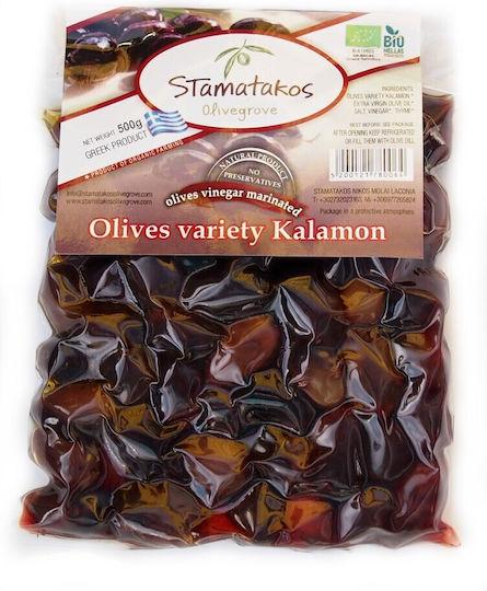 Stamatakos Βιολογικές Ελιές Καλαμών 500gr