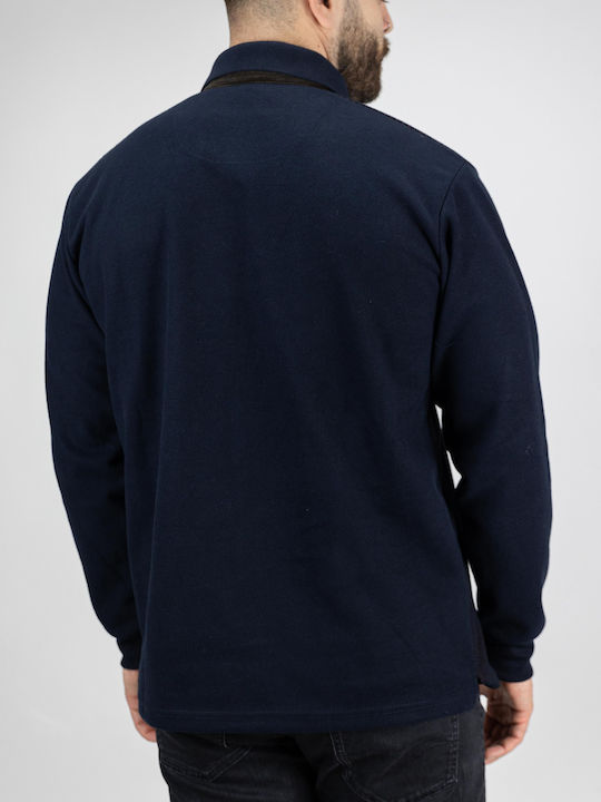 Polo Long Sleeve Blouse Blue