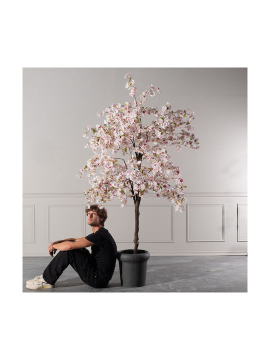 Arbore Artificial de Exterior Cireșe Pink 220cm Supergreens