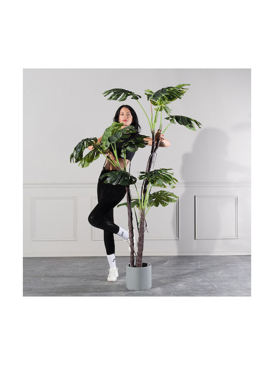 Artificial Outdoor Tree Monstera Green 210cm Supergreens