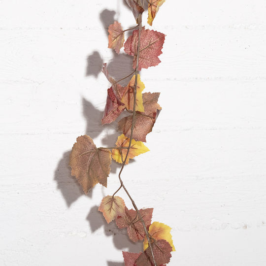 Decorative Garland Maple Red 180cm Supergreens
