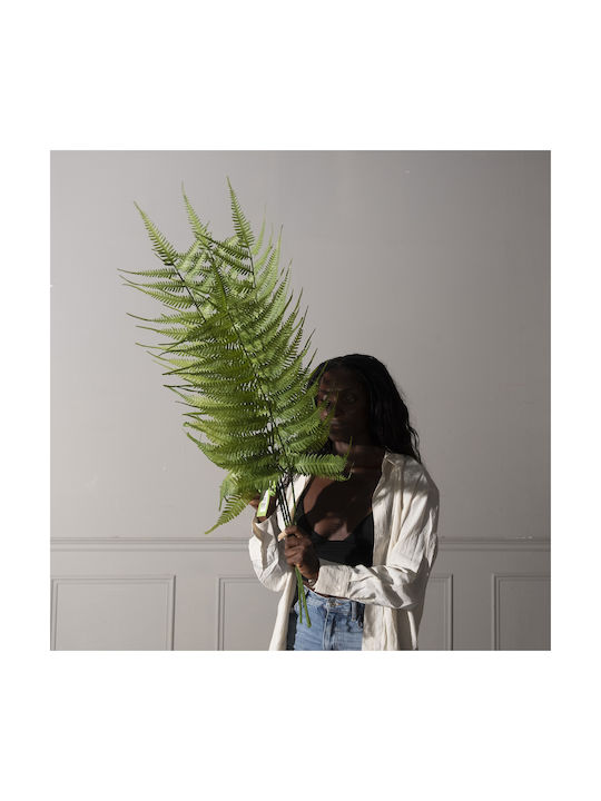 Artificial Decorative Branch Fern Leaf Green 107cm Supergreens