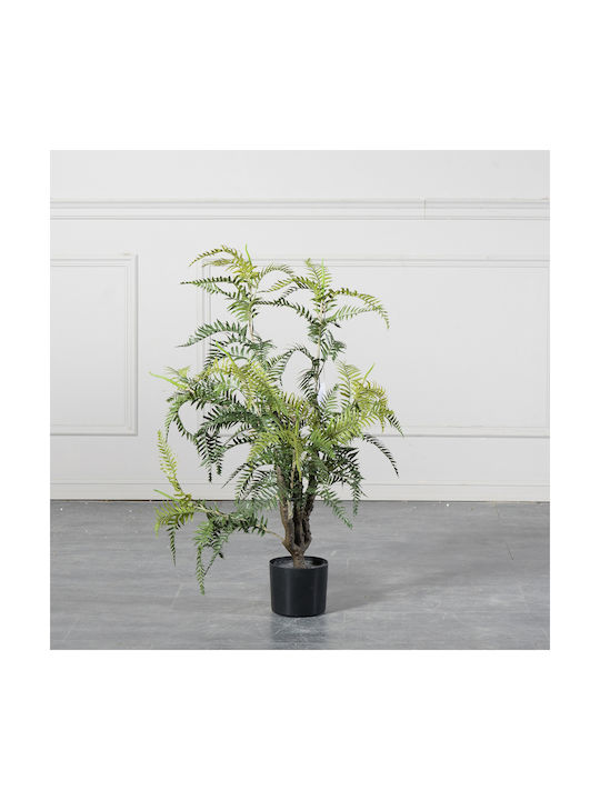 Künstliche Pflanze im Topf Farn Grün 100cm Supergreens