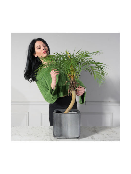 Artificial Plant in Pot Palm Tree Green 80cm Supergreens