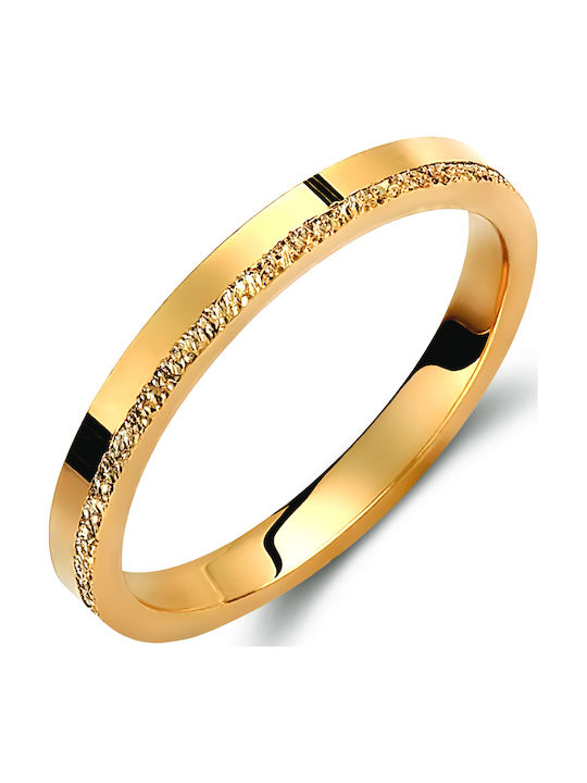 Valauro Eheringe Gold 9k Diskrete Glänzende Linie – 2,50mm