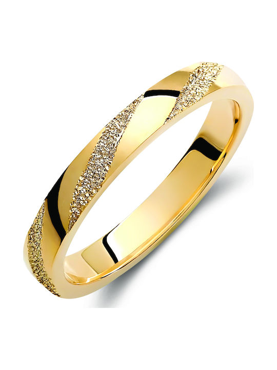 Valauro Eheringe 9κ Gold Loxos Strifto Schema – 3.00mm
