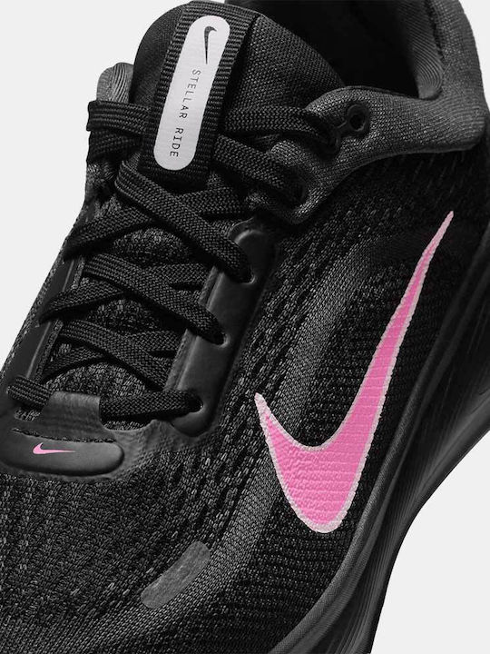 Kids Sports Shoes Running with Laces Black