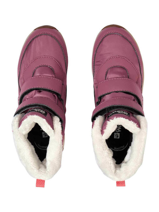 Ghete Copii cu Velcro Violet